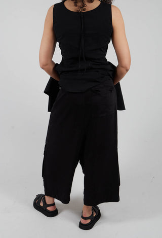 Big Pocket Trousers in Black