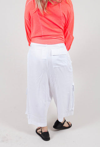 Big Pocket Trousers in White