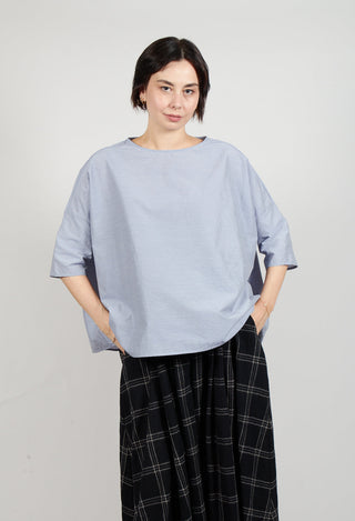 Boxy Blouse in Denim