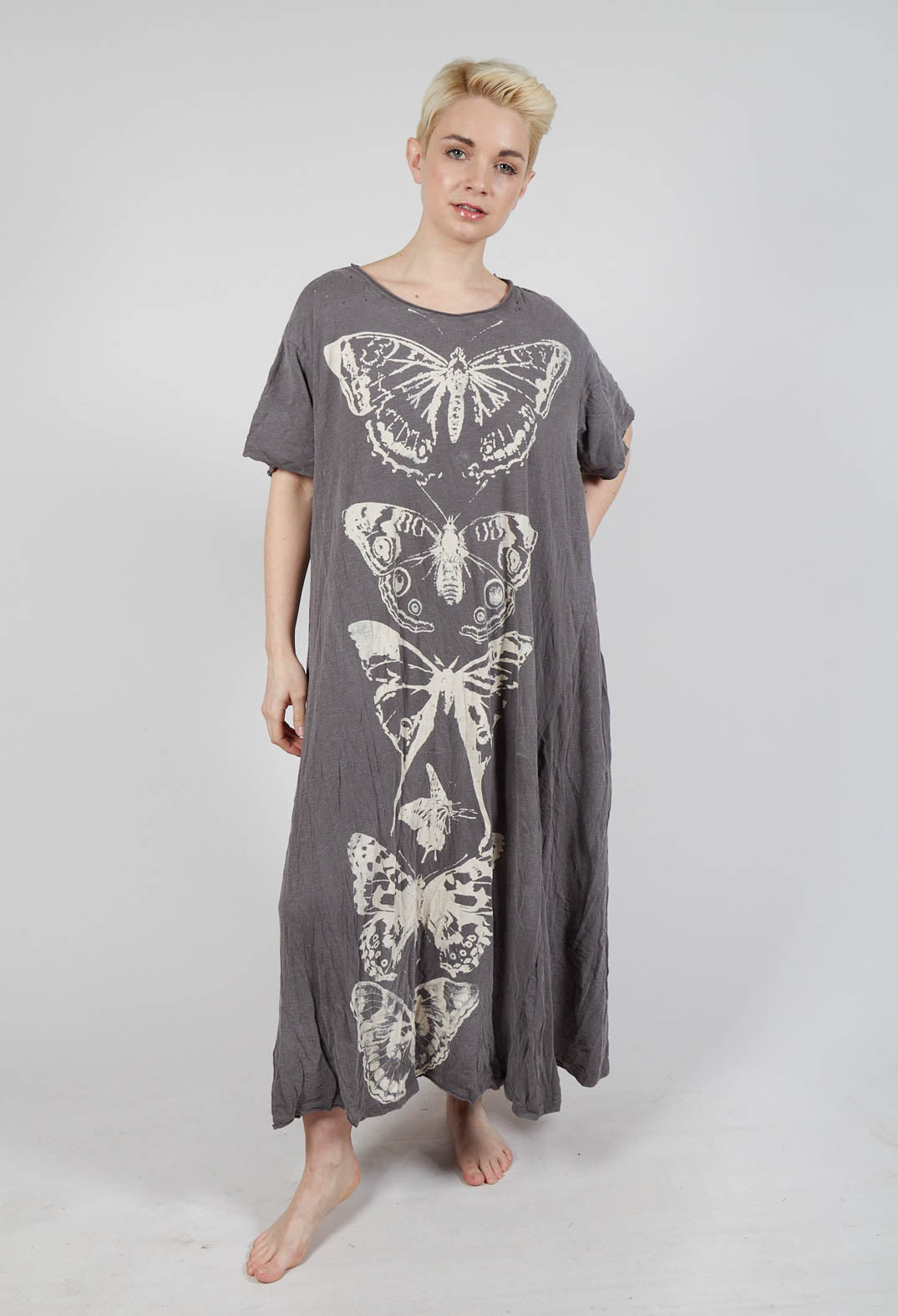 Butterfly Totem T Dress in Ozzy