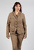 Button Jacket in Camel Mel