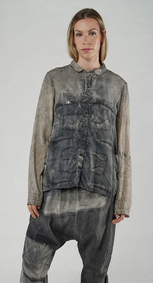 PRE-ORDER -  Button Up Shirt in Moon Pigment (Pictured in Asteroid Pigment)