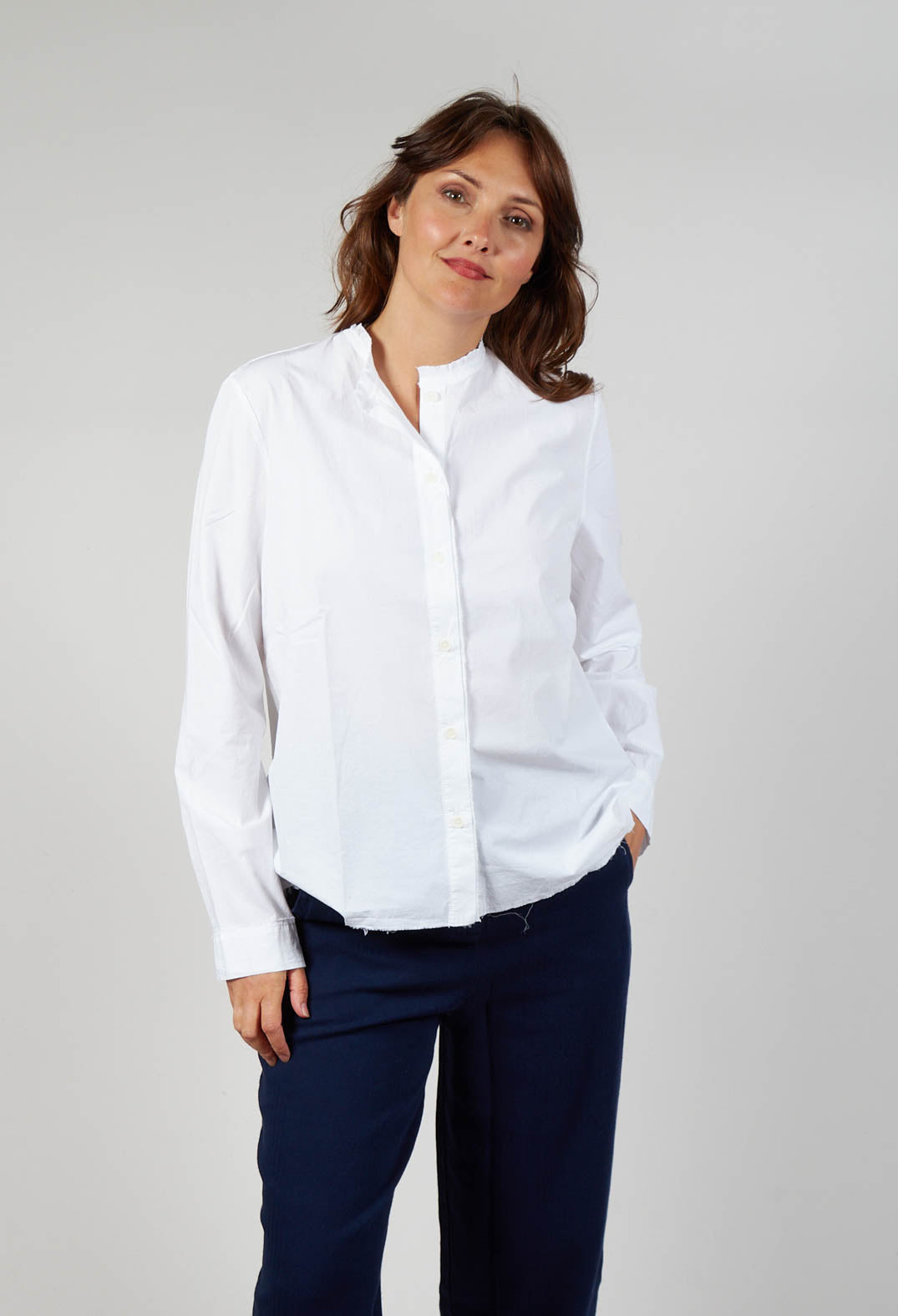 Button Up Shirt in White