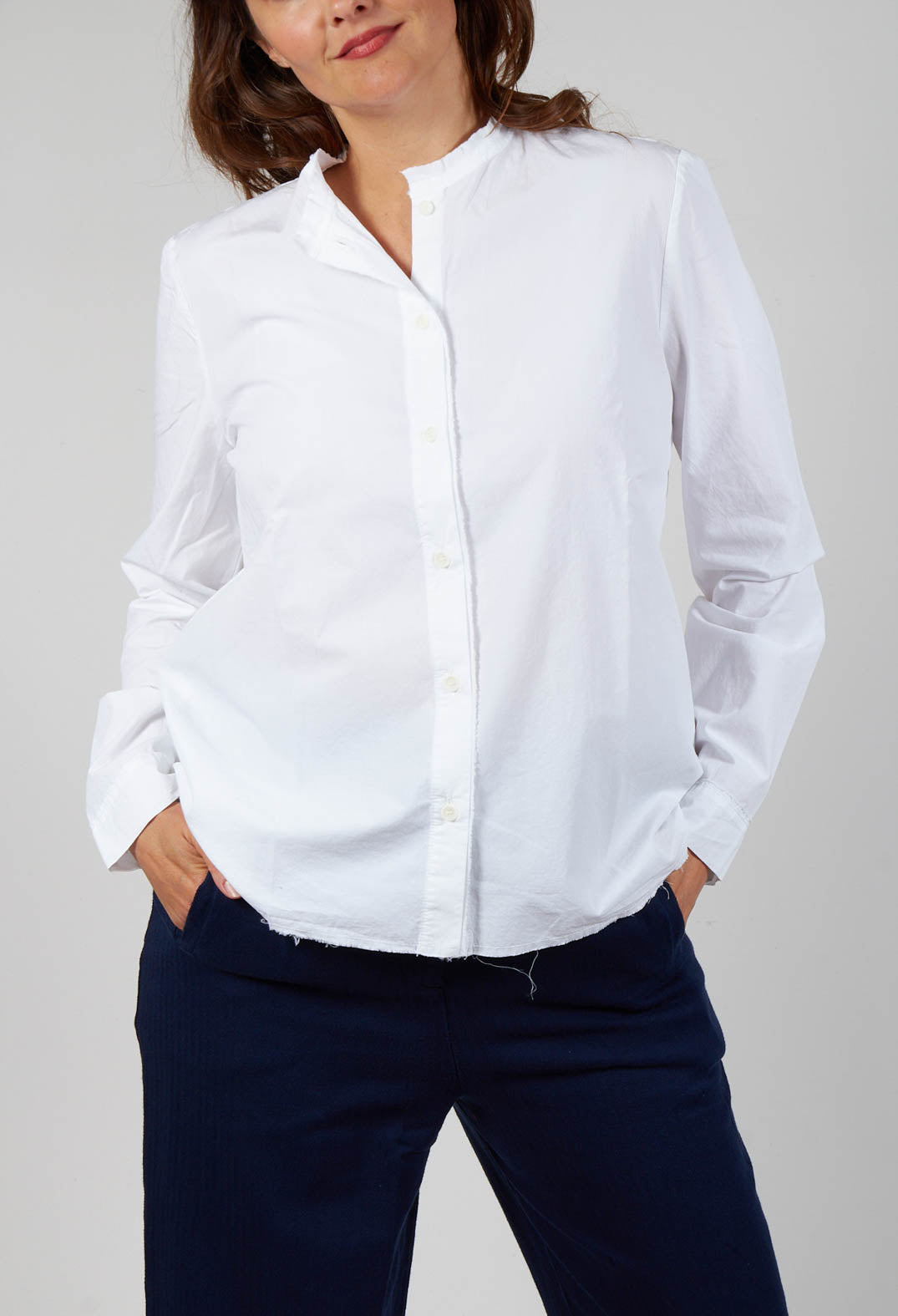 Button Up Shirt in White