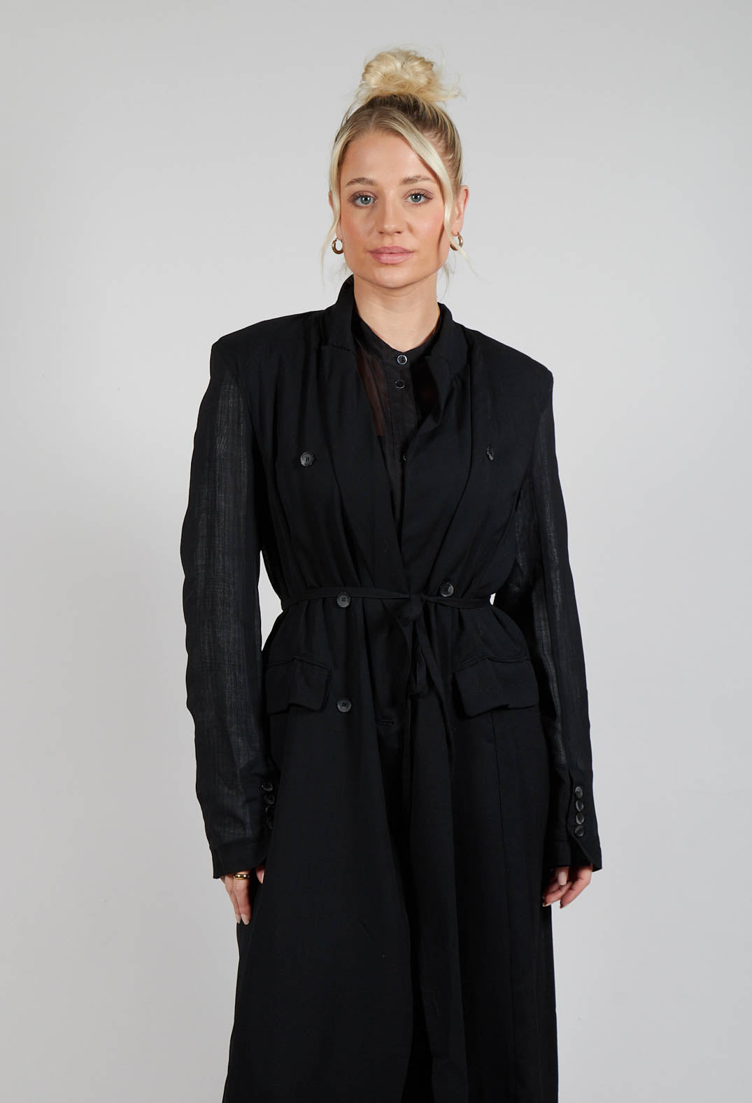 Cappotto Coat in Black