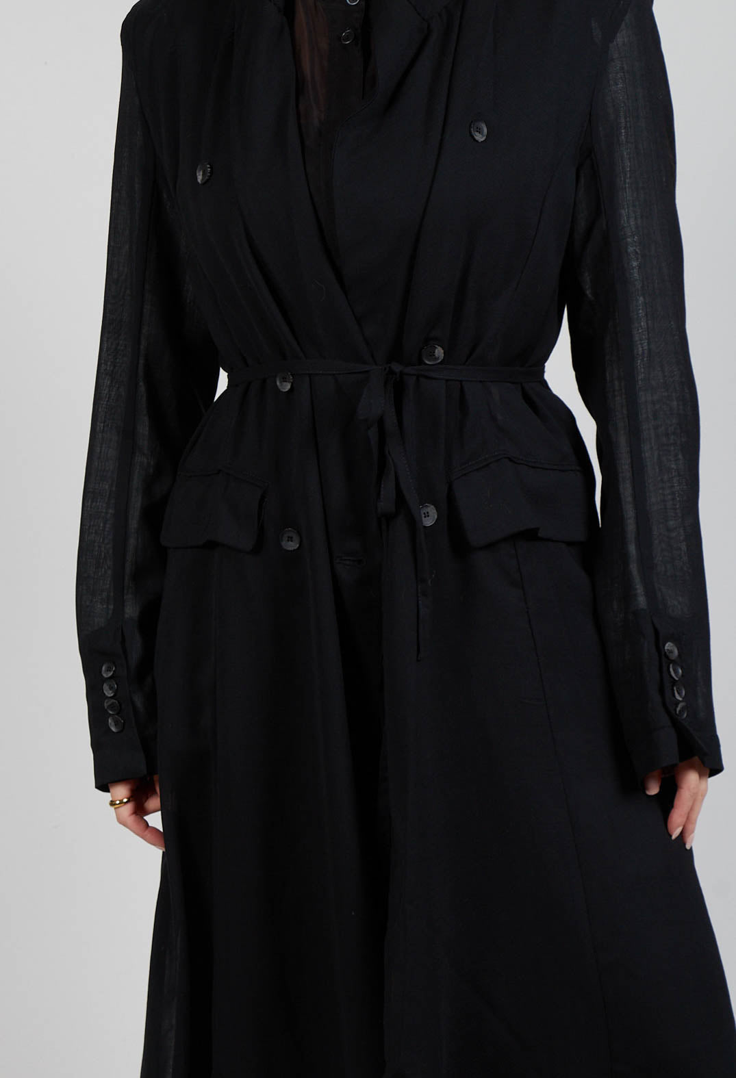 Cappotto Coat in Black