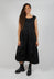 Cargo Style Sleeveless Dress in Black