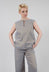 Carla Top in Grey