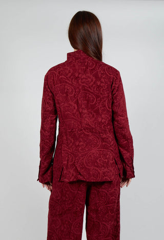 Carpet Jacket in Bordeaux