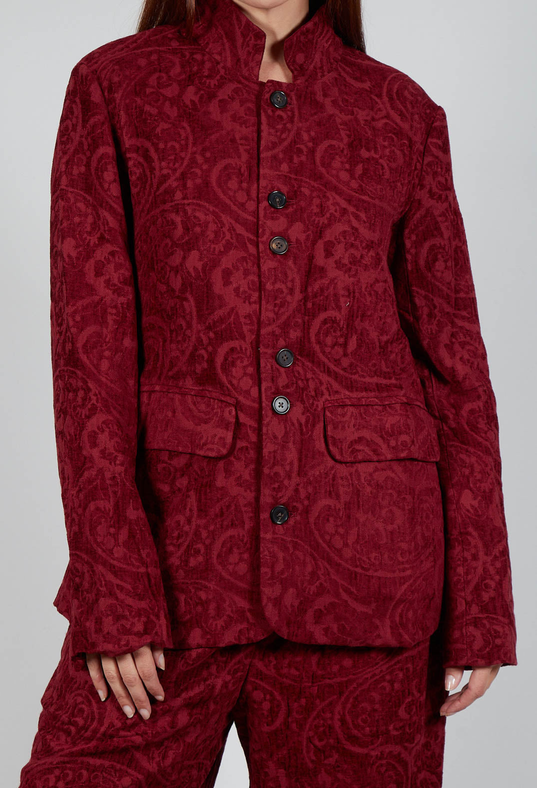 Carpet Jacket in Bordeaux