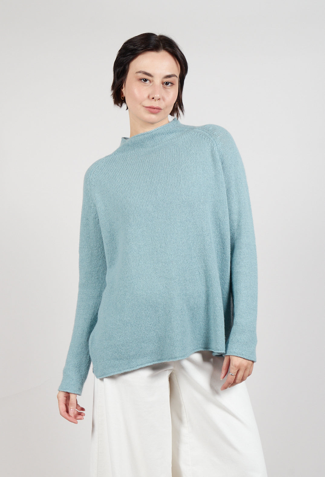 Cashmere Jumper in Sky