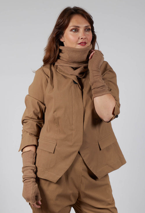 Cashmere Snood in Camel Mel