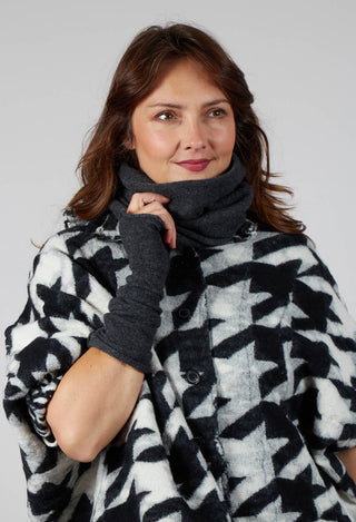 Cashmere Snood in Slate Mel