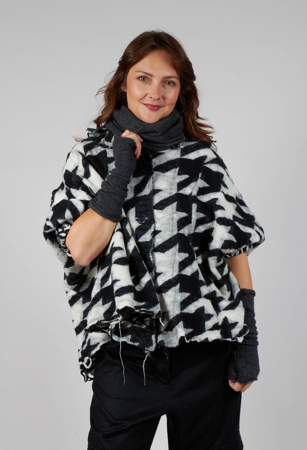 Cashmere Snood in Slate Mel