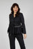 Ceremony Jacket in Black Pinstripe