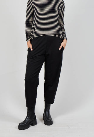 Cervo F Trousers in Nero