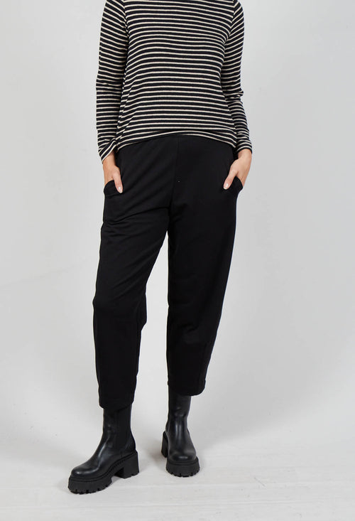 Cervo F Trousers in Nero