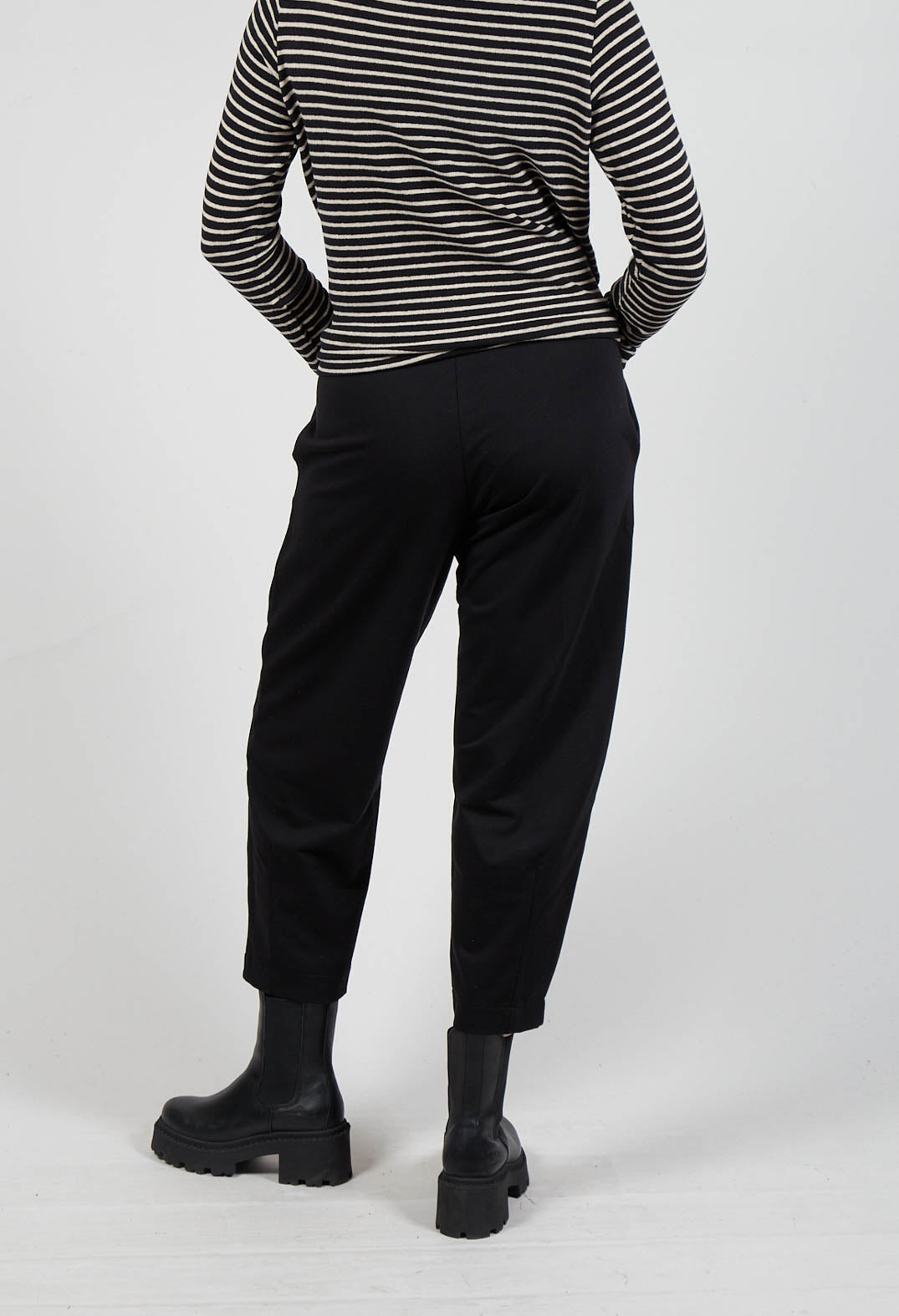 Cervo F Trousers in Nero