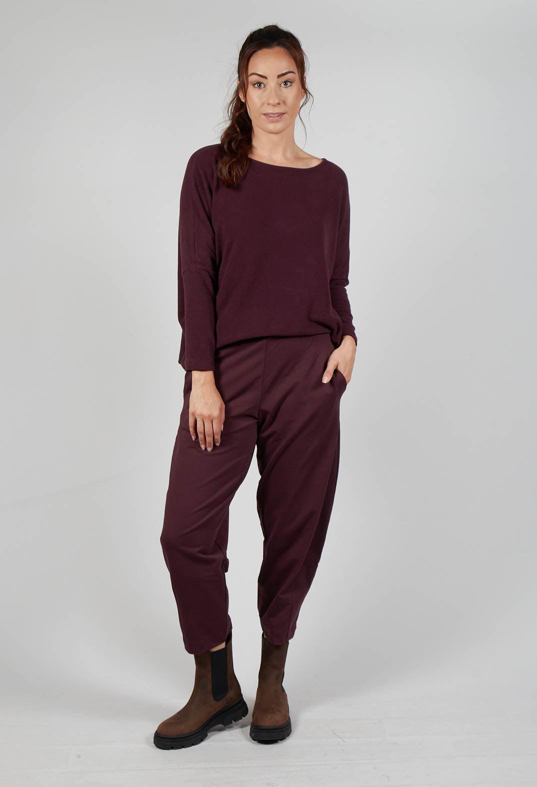 Cervo F Trousers in Uva