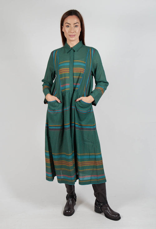 Chaucer Dress in Green