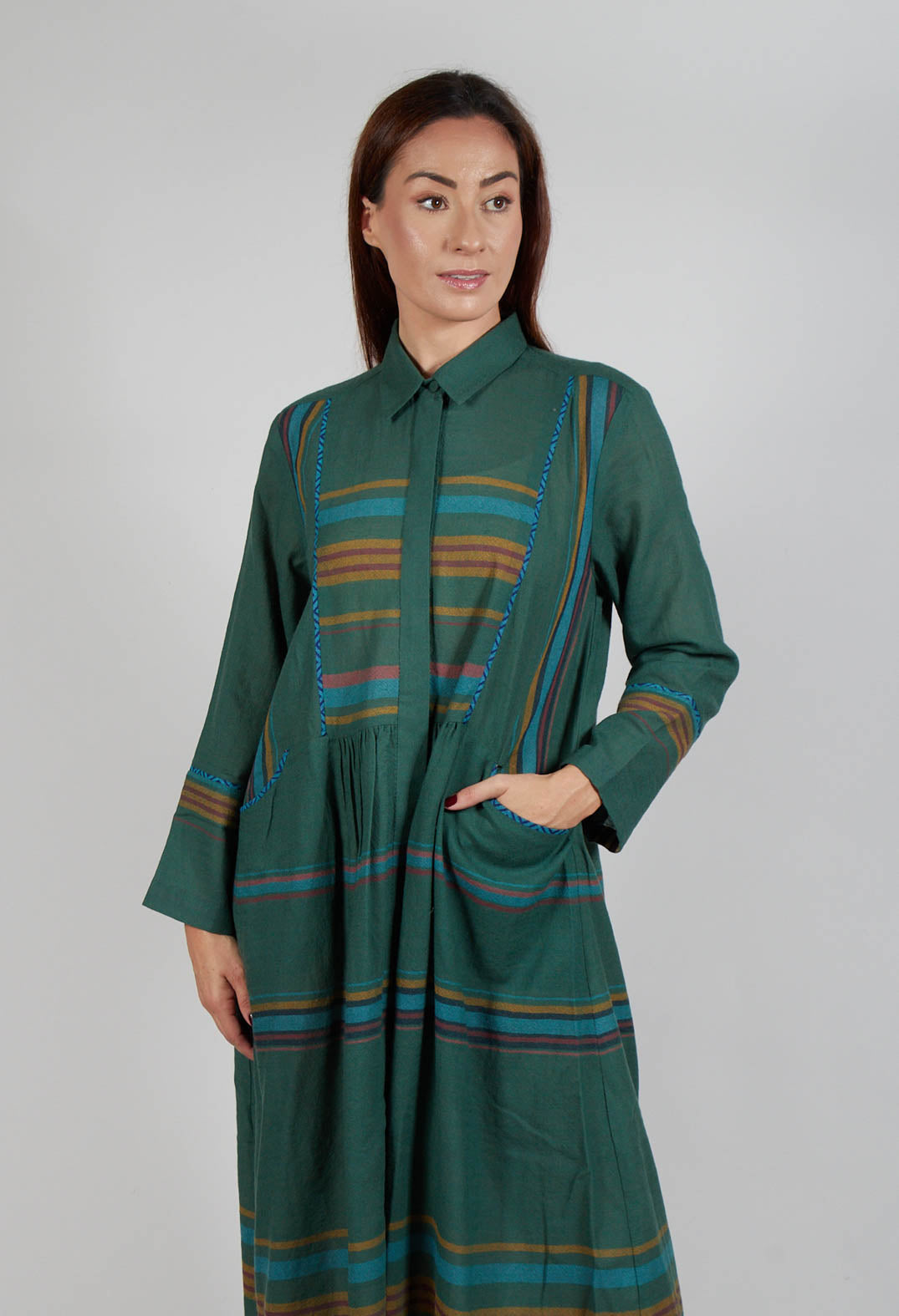 Chaucer Dress in Green