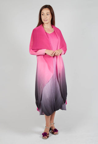 Collare Coat in Cabaret Pink