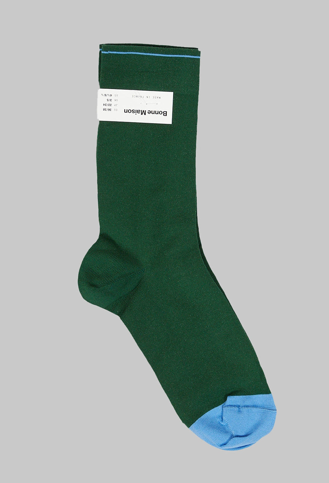 Contrasting Toe Socks in Uni Foret