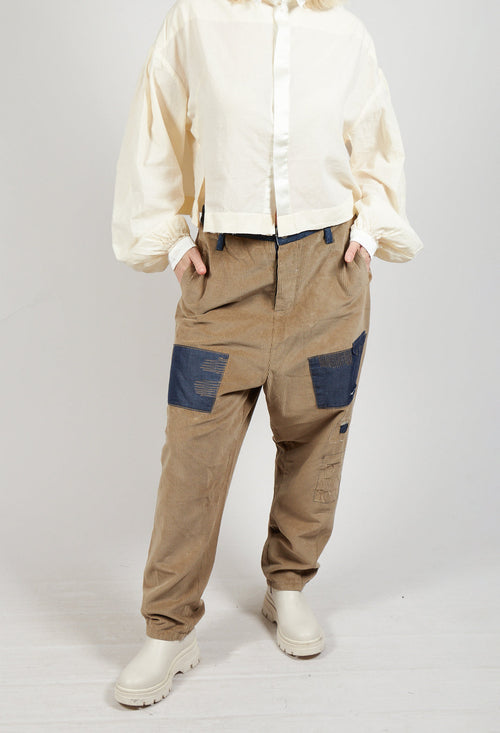 Cord Trousers in Brown