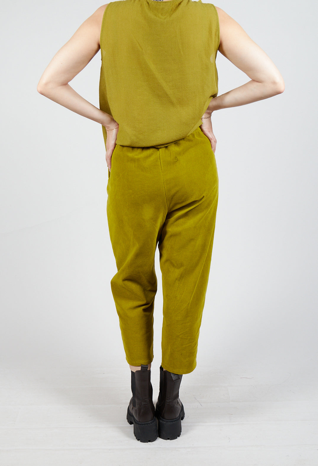 Corduroy Trousers in Grass