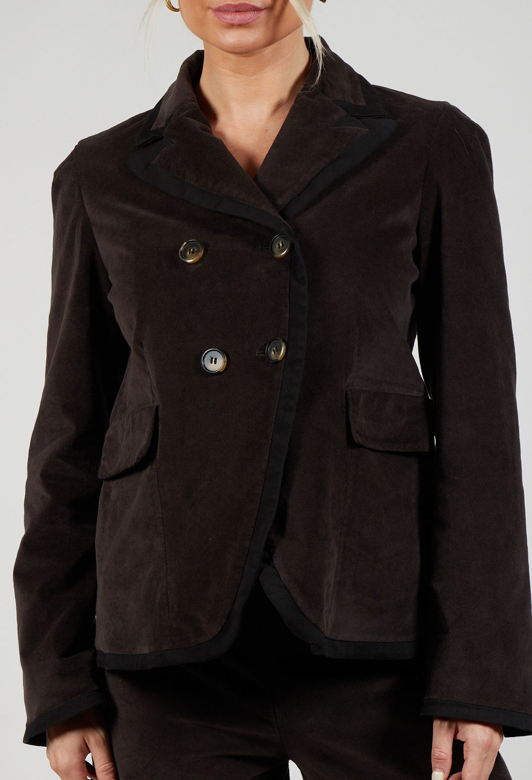 Cotton Jacket in Brown