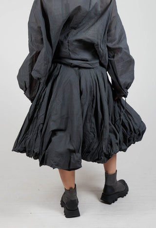 Cotton Tutu Skirt in Coal Cloud Stiff