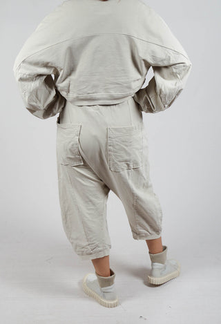 Cropped Leg Sweatpants in Eraser