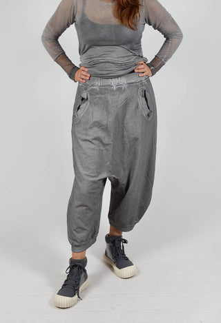 Cropped Leg Sweatpants in Pencil Cloud