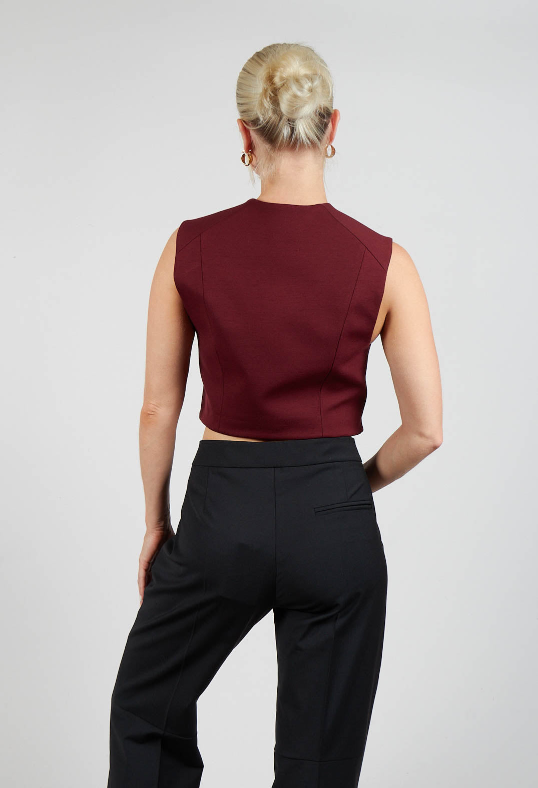 Cropped Waistcoat in Rumba