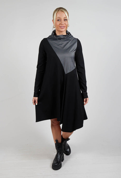 Cvek Dress in Black and Grey