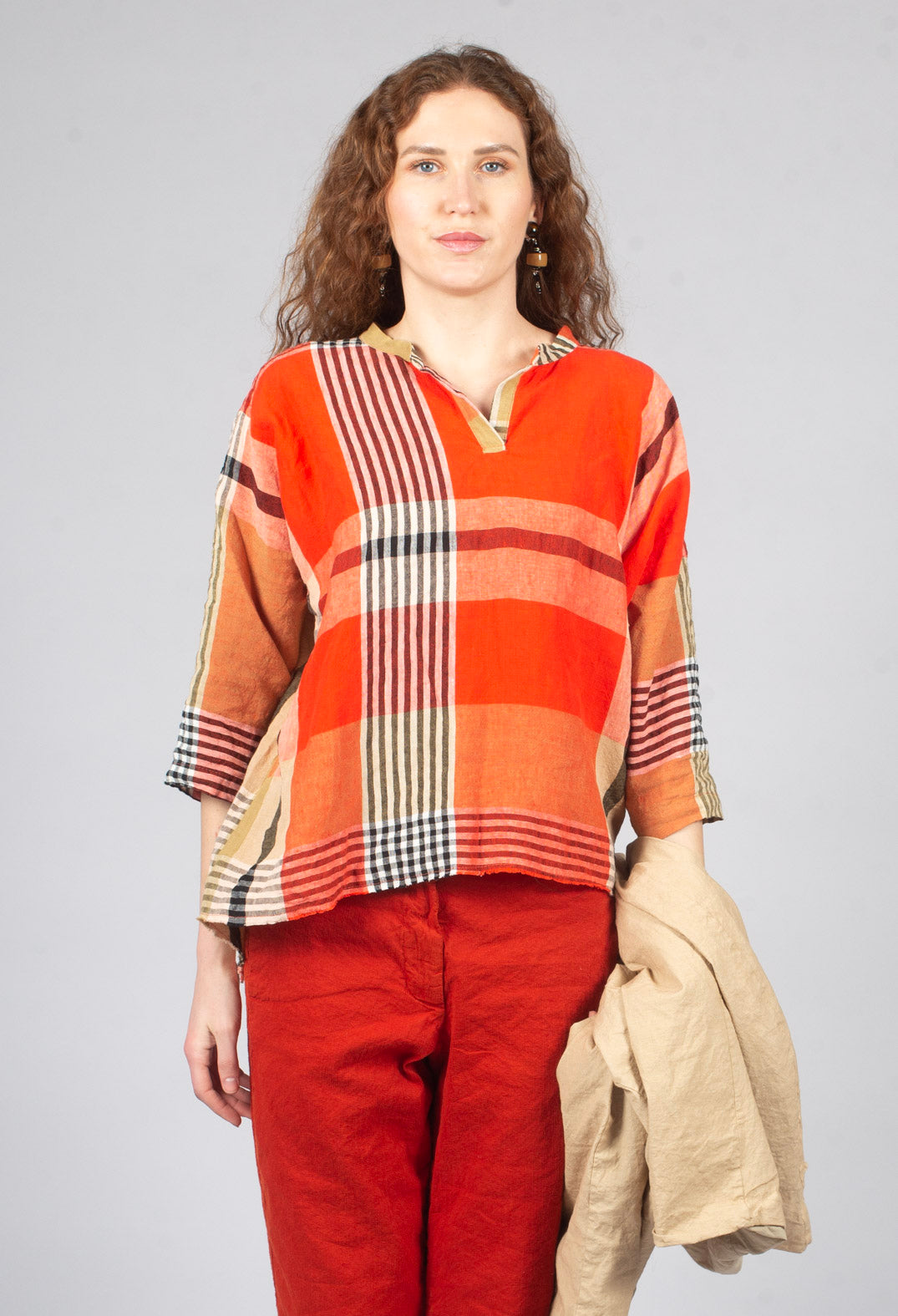 Carlita Shirt in Red