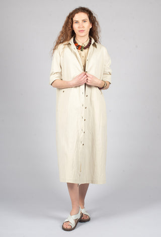 3/4 Sleeved Blouse Dress in Ivory