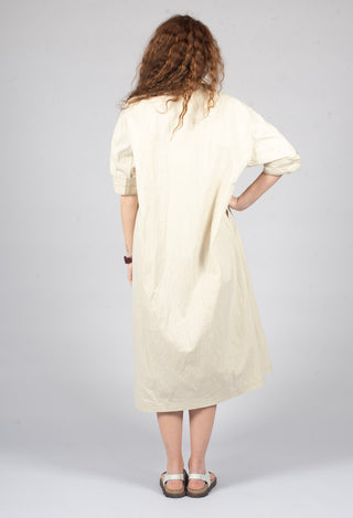 3/4 Sleeved Blouse Dress in Ivory