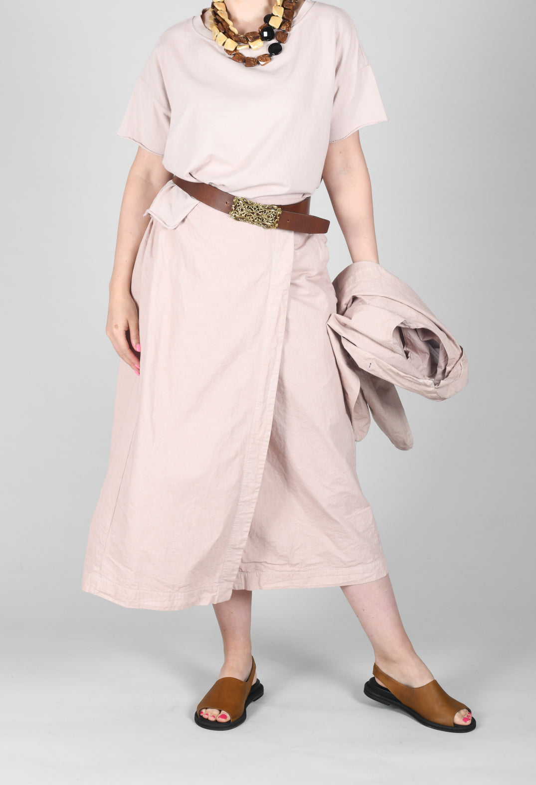 Wrap Skirt CC in Petal Pink