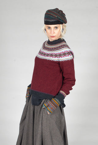 Alpine Short Sweater in Potpourri