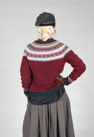 Alpine Short Sweater in Potpourri