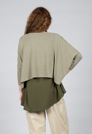 Kira M Jumper in Alga Stripe