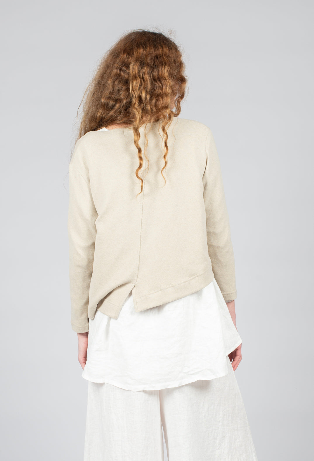 Crema M Cardigan in Grezzo