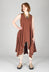 Unikrum Dress in Mudcloth Brown