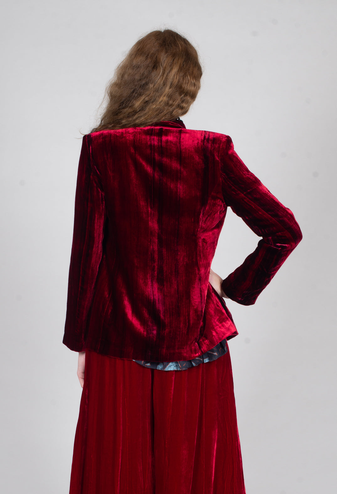 Maika Jacket in Tiedye Red