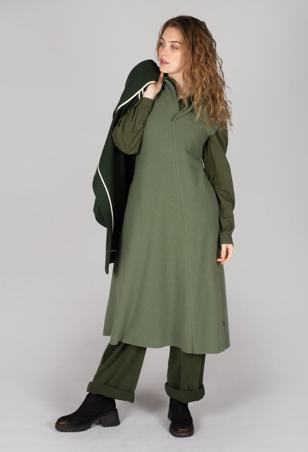 Toya Dress in Khaki