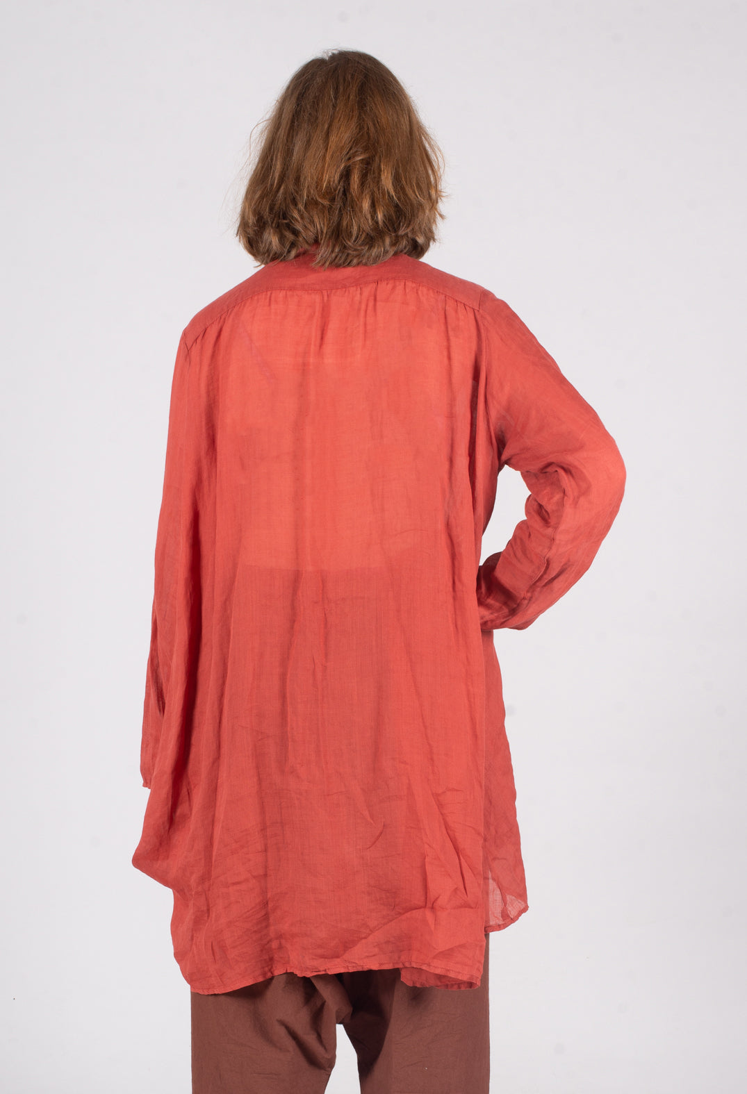 Erdfall Dress in Rost Orange