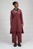 Longline Tunic in Intense Rust