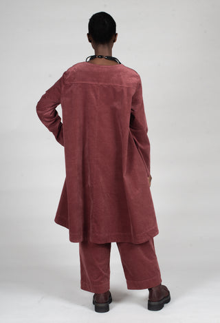 Longline Tunic in Intense Rust