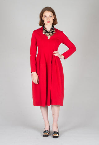 Tulip Hem Dress in Marlboro